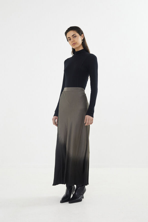 Rabens Saloner Coastal bias slim skirt - Ellery Asphalt black