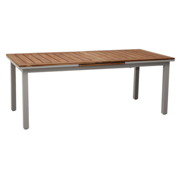 Wakefield tuintafel Otto uitschuifbaar teak hout 200/260 x 95 cm