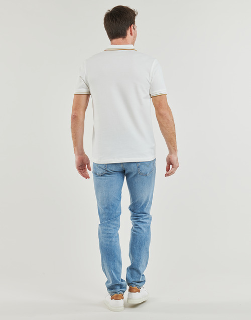 Fred Perry - TWIN TIPPED FRED PERRY SHIRT - Blanc / Beige