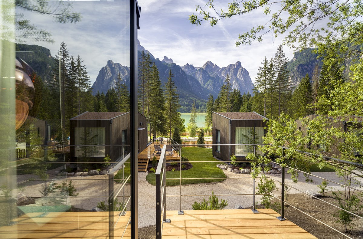 Übernachtung im Chalet am Toblacher See