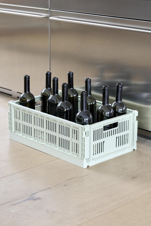 Hay Colour Crate krat RE opbergbak L Off-White