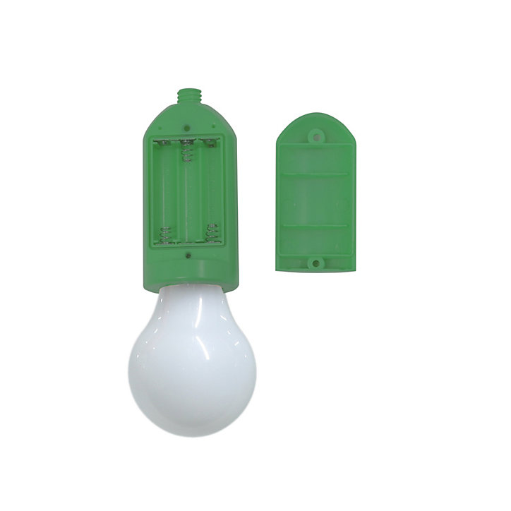 Ampoule suspendue vert l.5,6 x H.27 cm