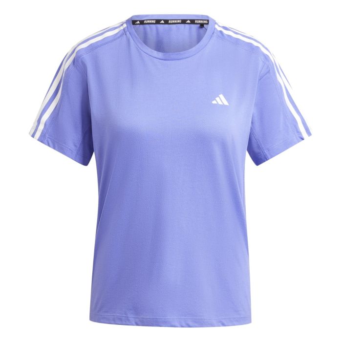 adidas Dame T-shirts Own The Run E 3-Stripes T-shirt Lilla