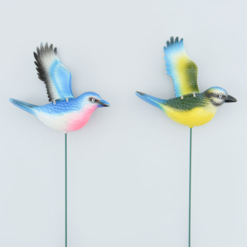 Pique à planter oiseau