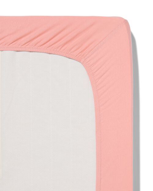 drap-housse enfant jersey 70x150 rose