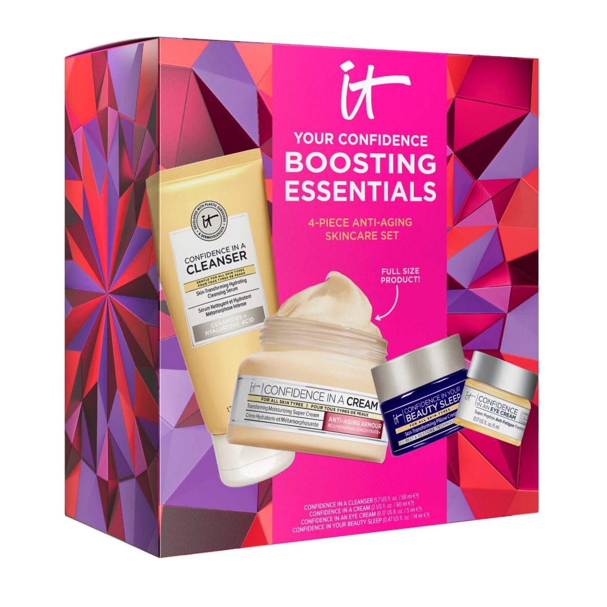 It Cosmetics Confidence in a Cream™ Coffret Soin Visage Anti-Âge