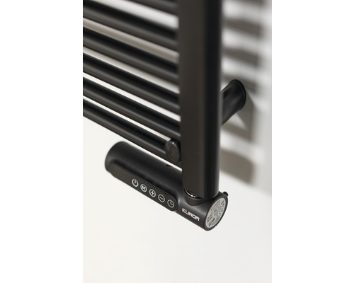Eurom Sani-Towel 500 elektrische badkamerradiator, 80x50x3 cm, 500 watt, zwart