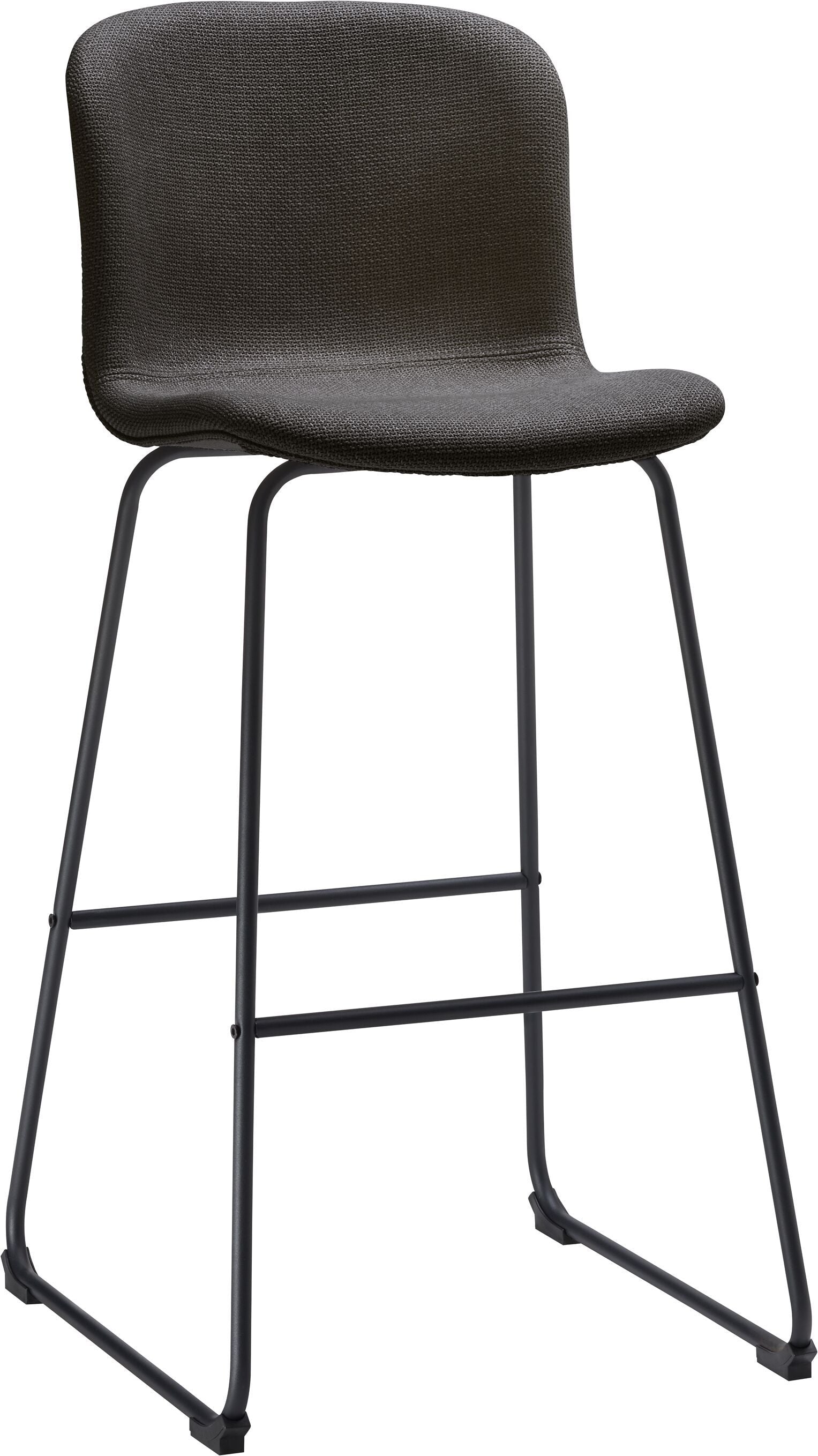 GIANNI Barhocker - Anthrazit / B: 49.0 cm x T: 52.0 cm x H: 107.0 cm