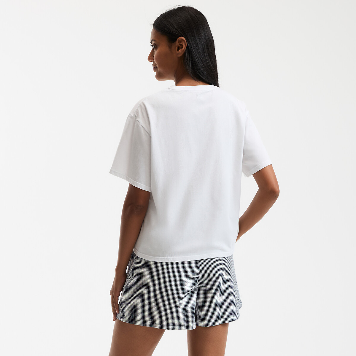 LA REDOUTE COLLECTIONS<br>Calções de pijama em jersey de popeline