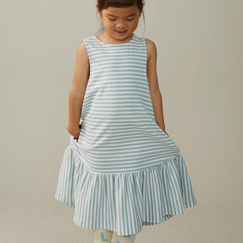 Kleid Frill Sky Off White