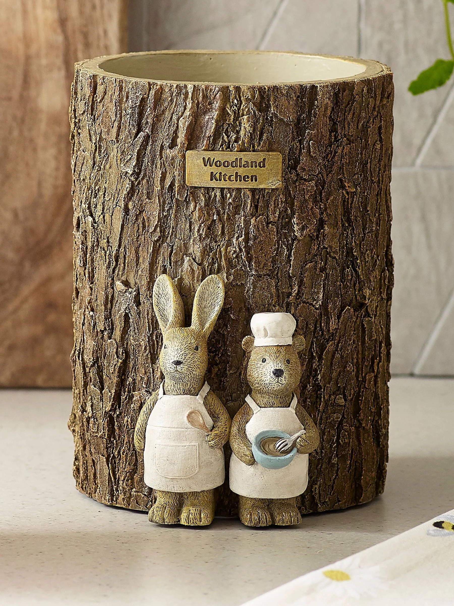 Bertie Bear en Rosie - Keukengereipot met konijn