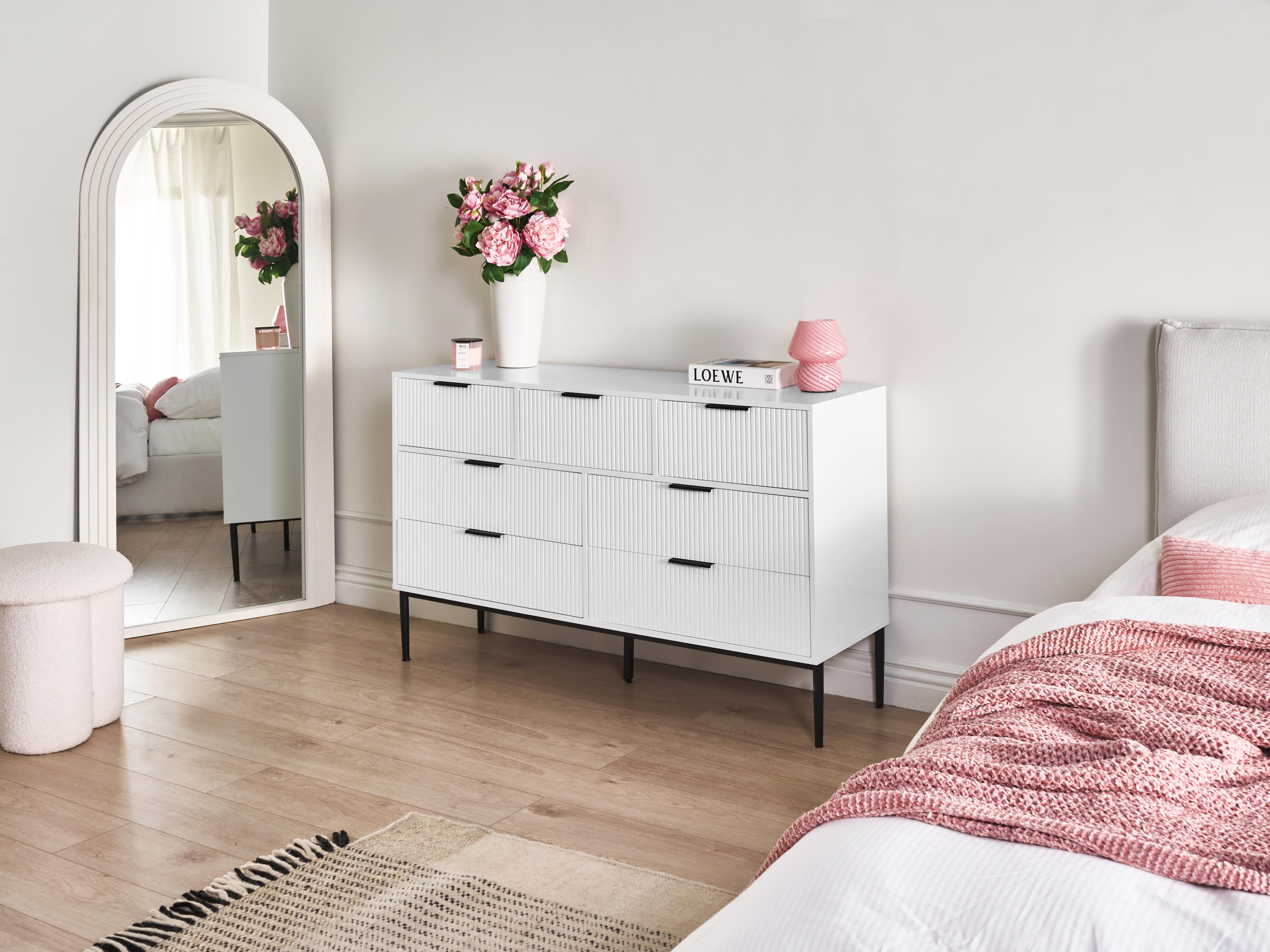 Ladekast 7 lades LEDUC Wit