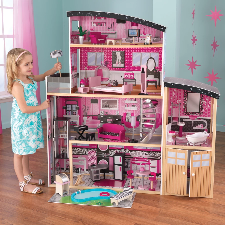 KidKraft® Puppenhaus Glitzer Puppenvilla
