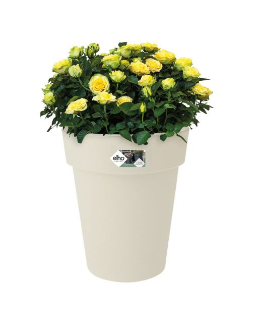Elho Bloempot Green Basics Top Planter Rond Wit - Buitenpot