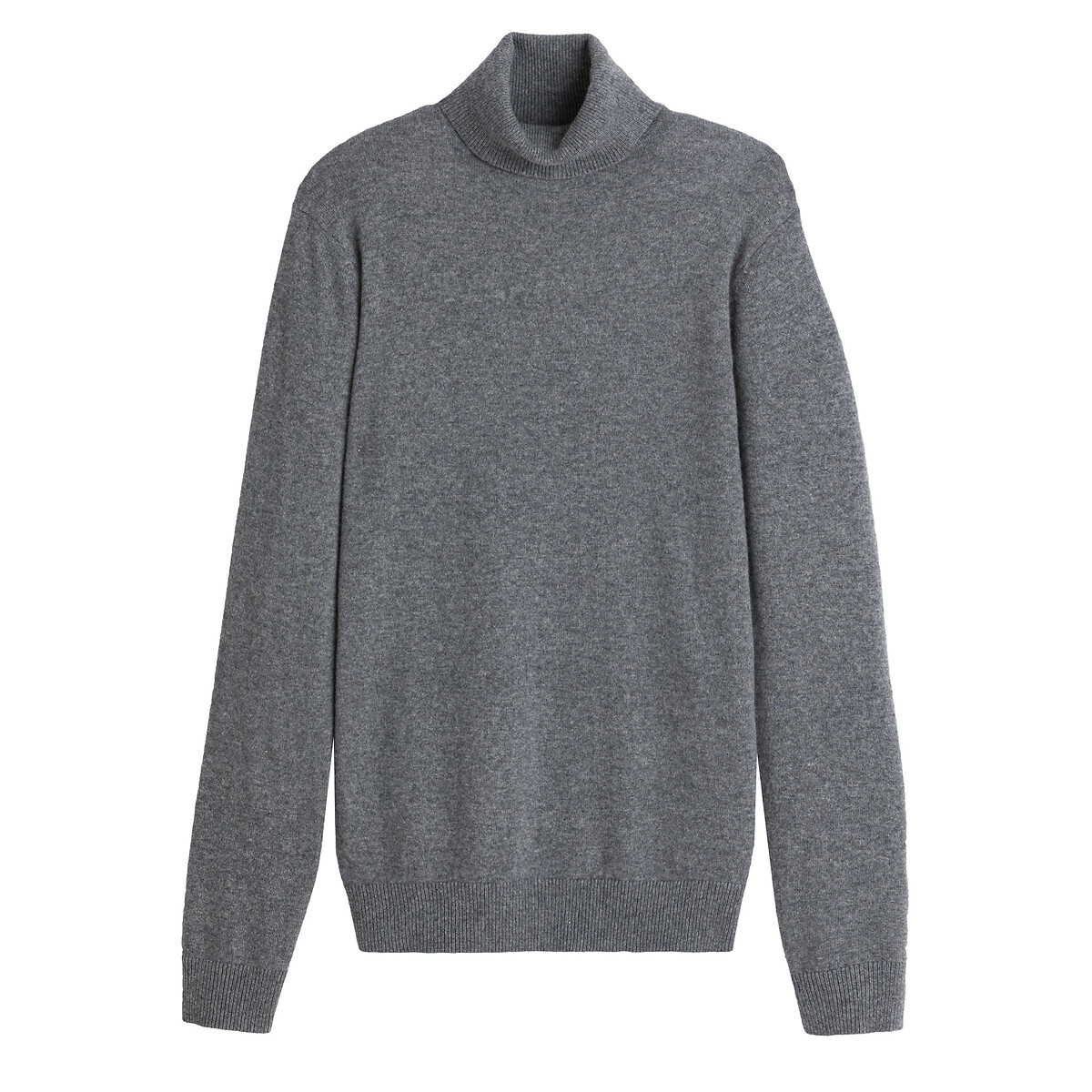 COLEÇÕES LA REDOUTE<br>Suéter de gola alta em cashmere, fabricado na Europa