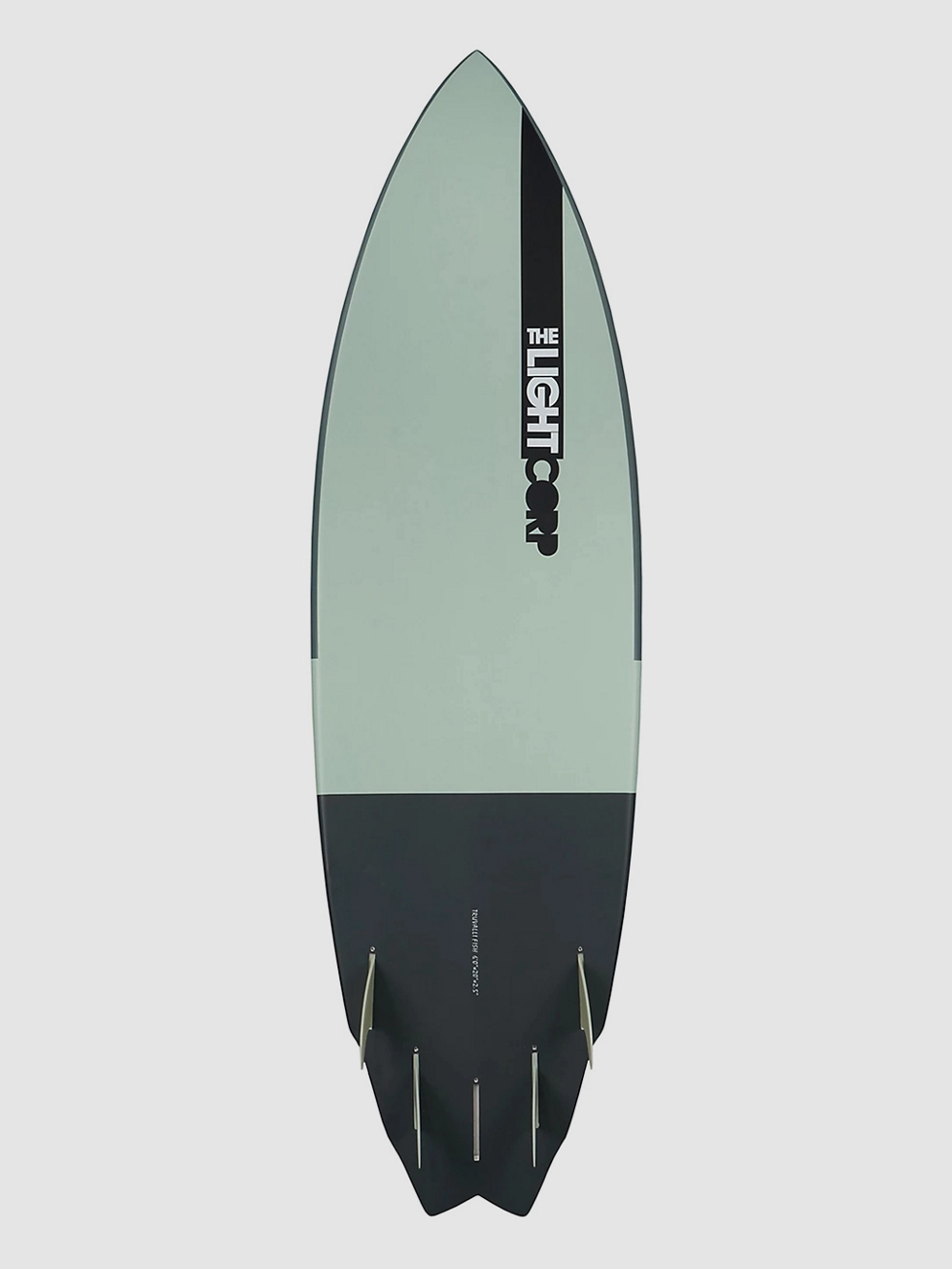 Light Truvalli Fish 3 Tone - Epoxy - Future Surfbo dark grey/turquoises/grey