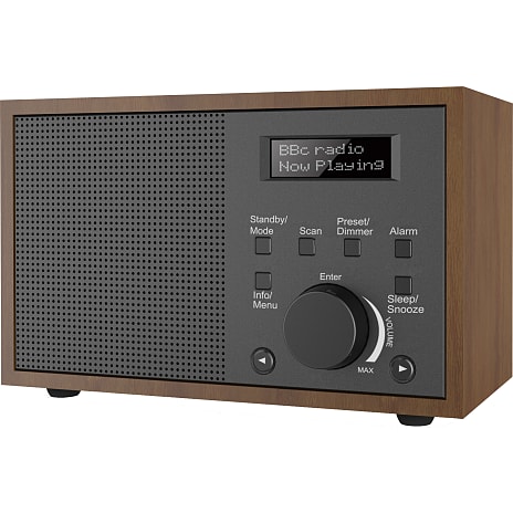 Denver DAB-46 DAB+/FM radio - mørkegrå