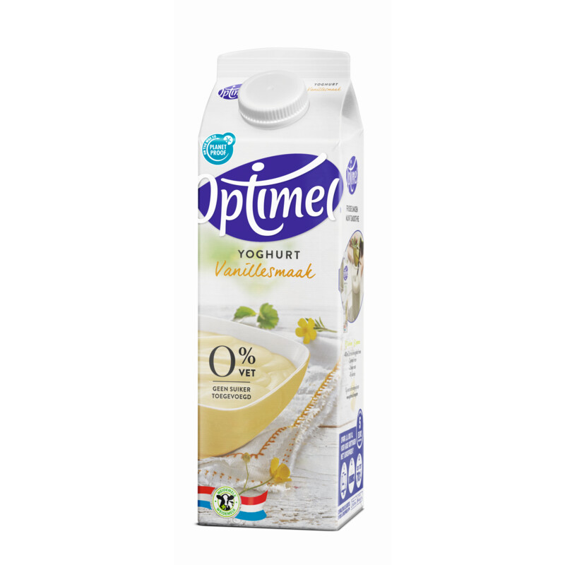 Optimel Yoghurt vanille smaak 0% vet