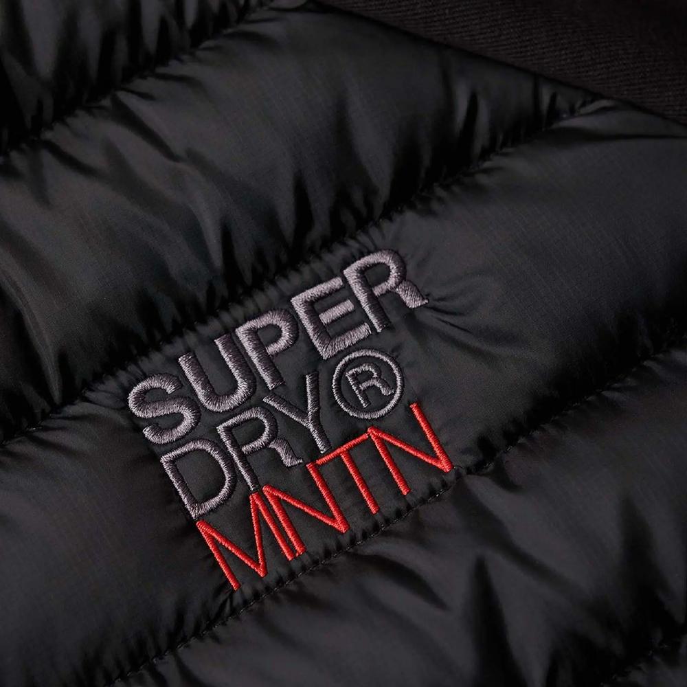 Superdry Doudoune Noire Homme Superdry Hooded Storm