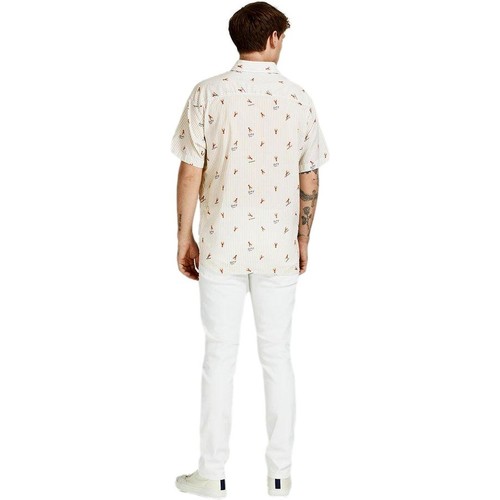 Jack & Jones - CAMISA MANGA CORTA BEIGE HOMBRE JACK & JONES 12207427 6887
