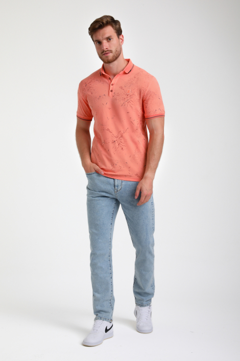 Gabbiano oranje heren polo