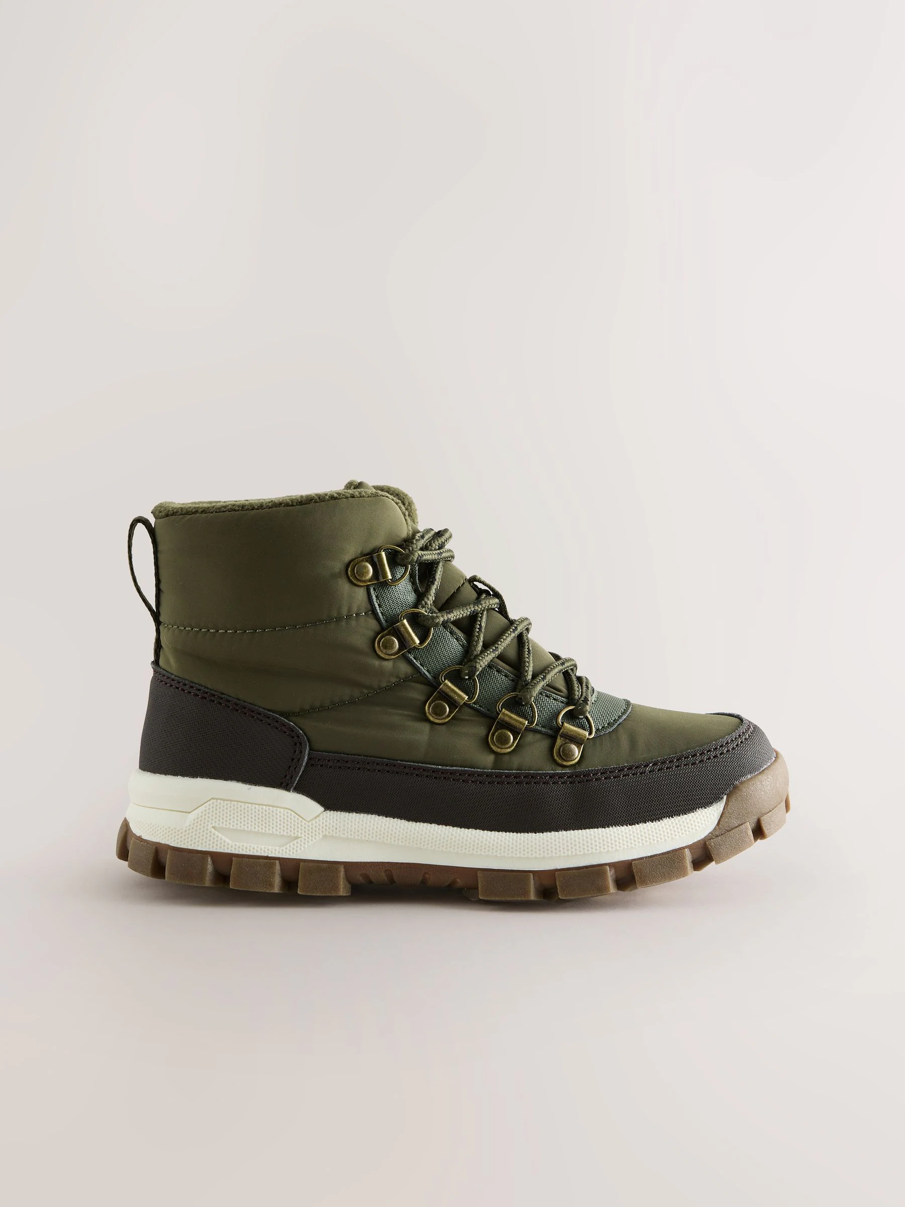 Kakigroen - Nylon Waterdichte Vetersluiting Boots