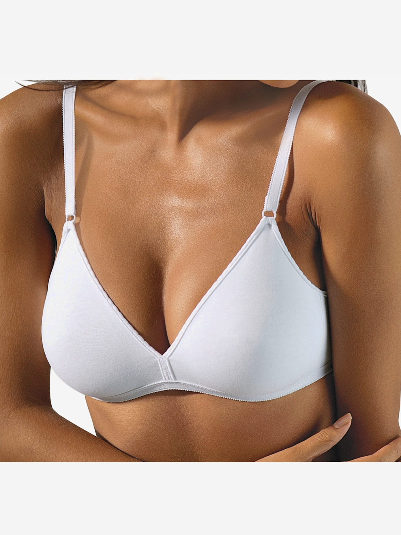 Soutien-gorge doux, bonnets préformés sans doublure