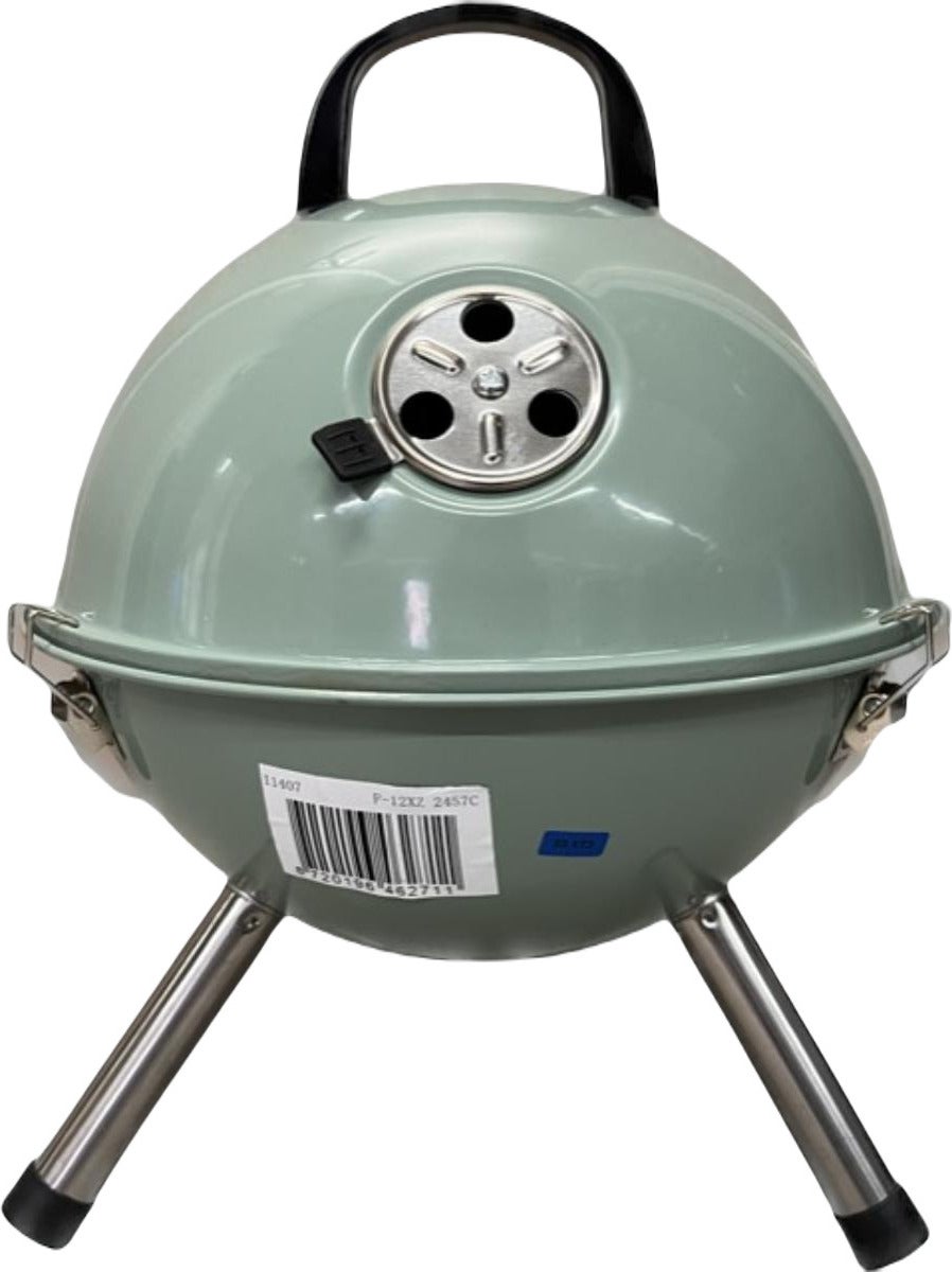 Intratuin houtskool barbecue Bolly groen D 32 H 45 cm