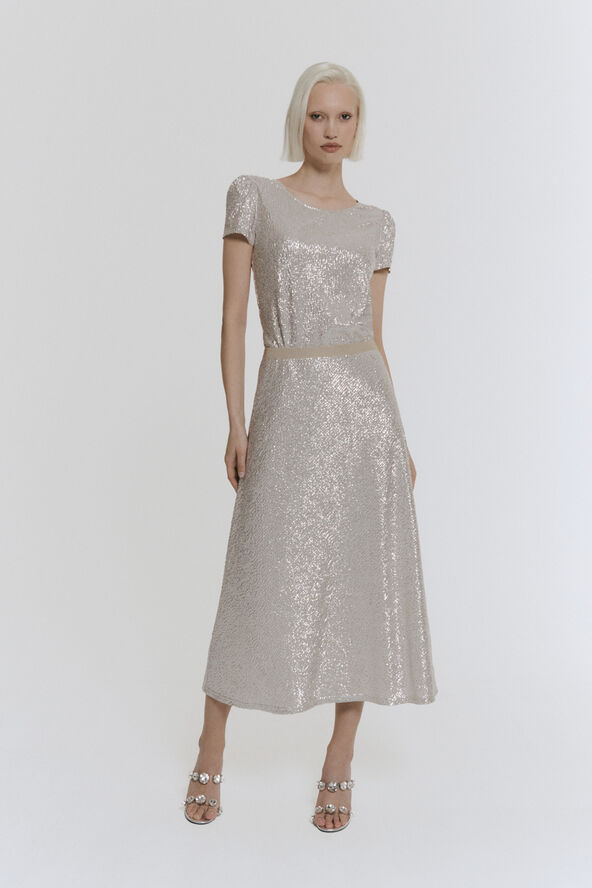Ida Sjöstedt CAT SKIRT Mushroom silver