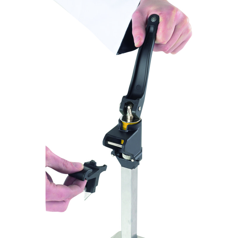 Ouvre-boîtes professionnel Bonzer EZ 20 métal noir 63 cm