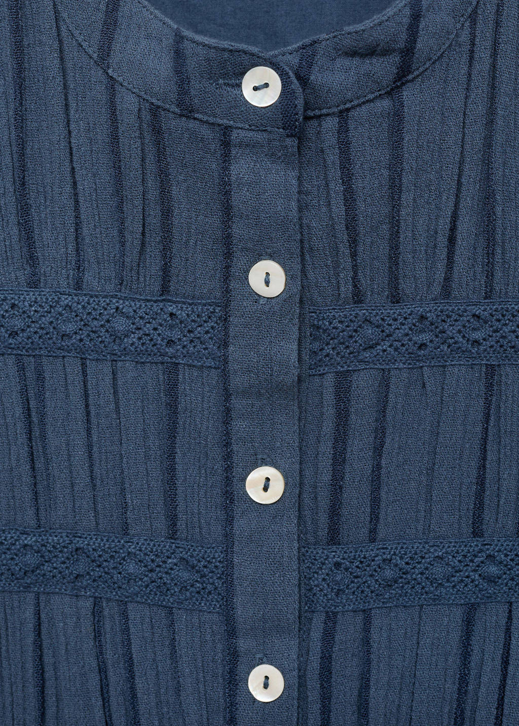 Mango Kids jurk donkerblauw