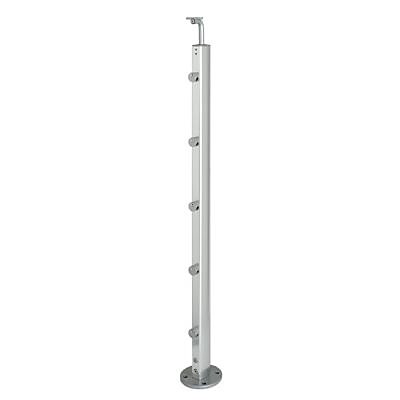 Poteau Inoline aluminium plat métal Kordo