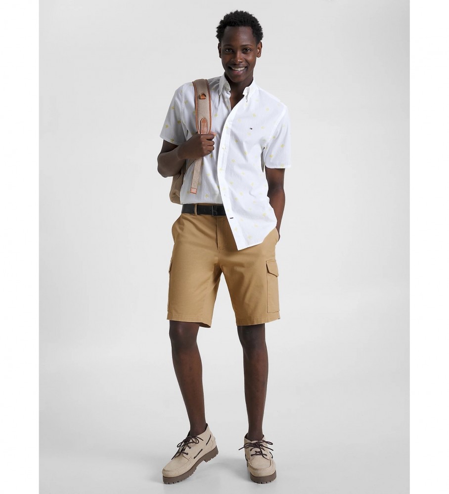 Shorts cargo bege Tommy Hilfiger Harlem 1985