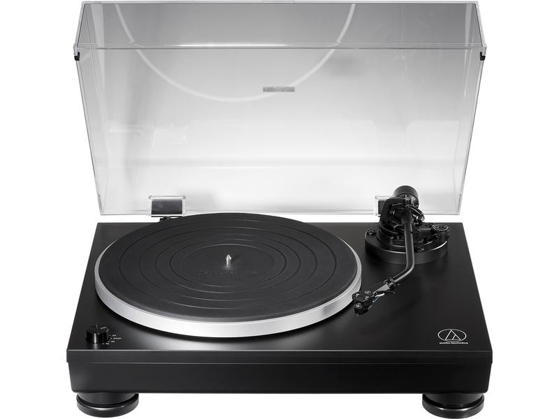 Audio-Technica Plattenspieler AT-LP5X Schwarz Manueller Hi-Fi-Plattenspieler mit Direktantrieb