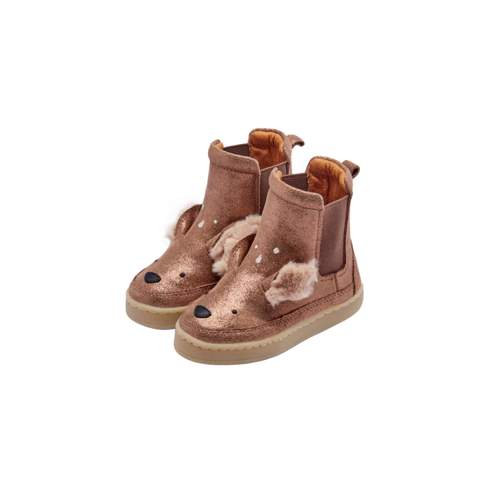 Eladi Boots | Deer | Bronze Metallic Leather