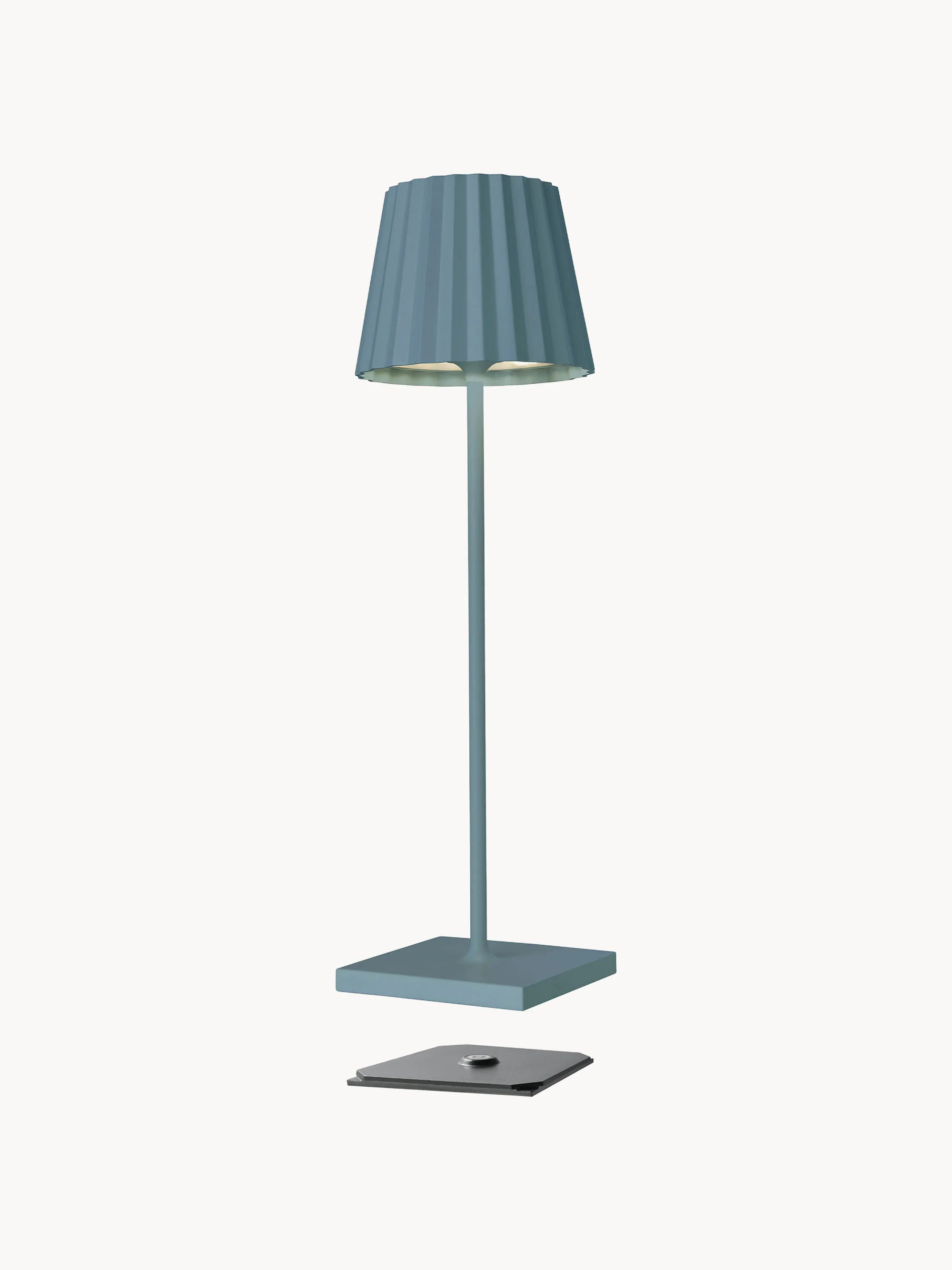 Draagbare outdoor LED-tafellamp Troll RC, dimbaar