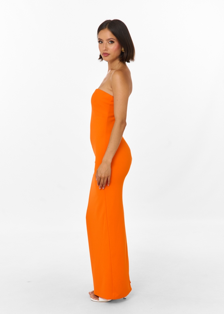 Lianda jurk oranje