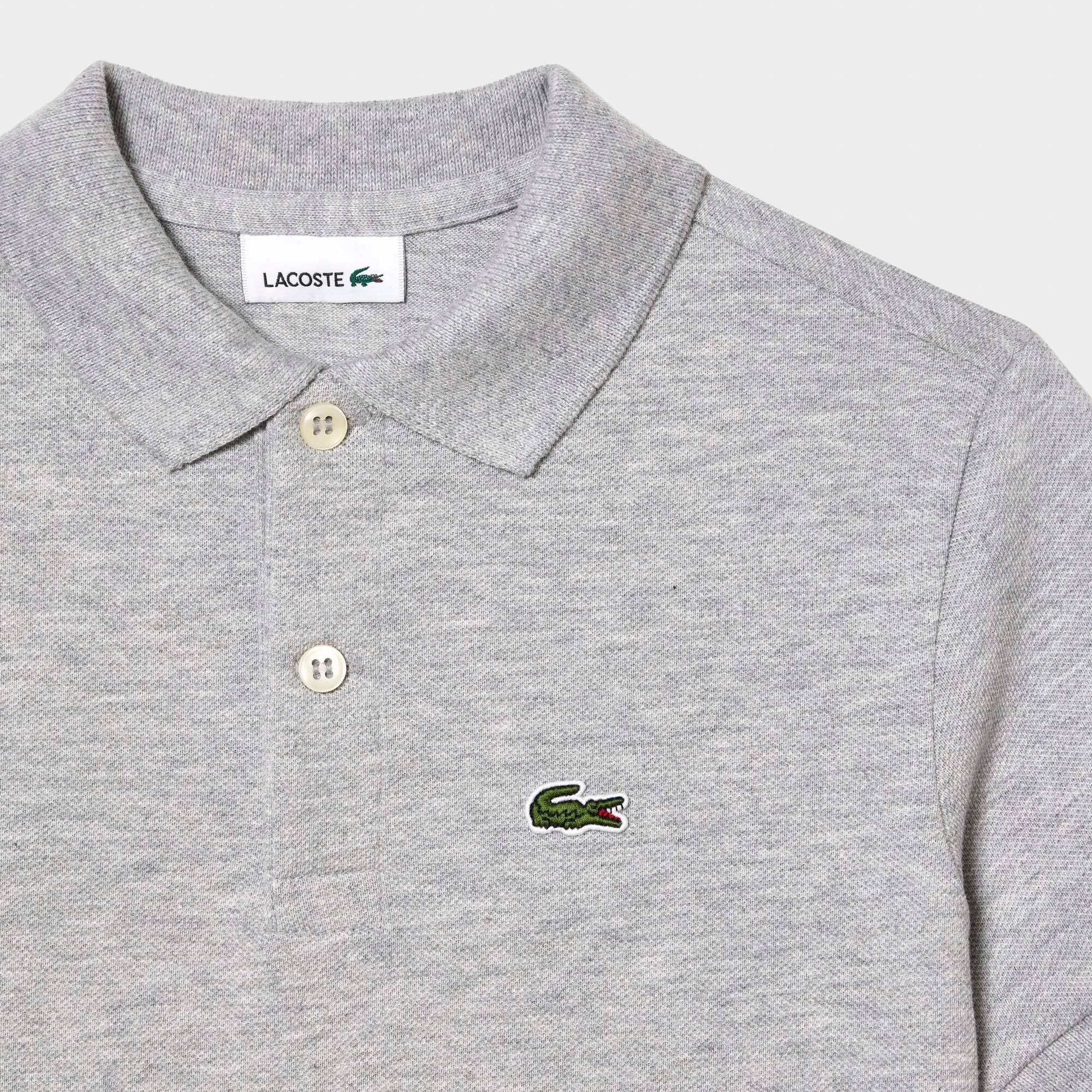 Regular Fit Lacoste-Kinder-Polo aus Petit Piqué Poloshirts - Grau - Lacoste - Kinder