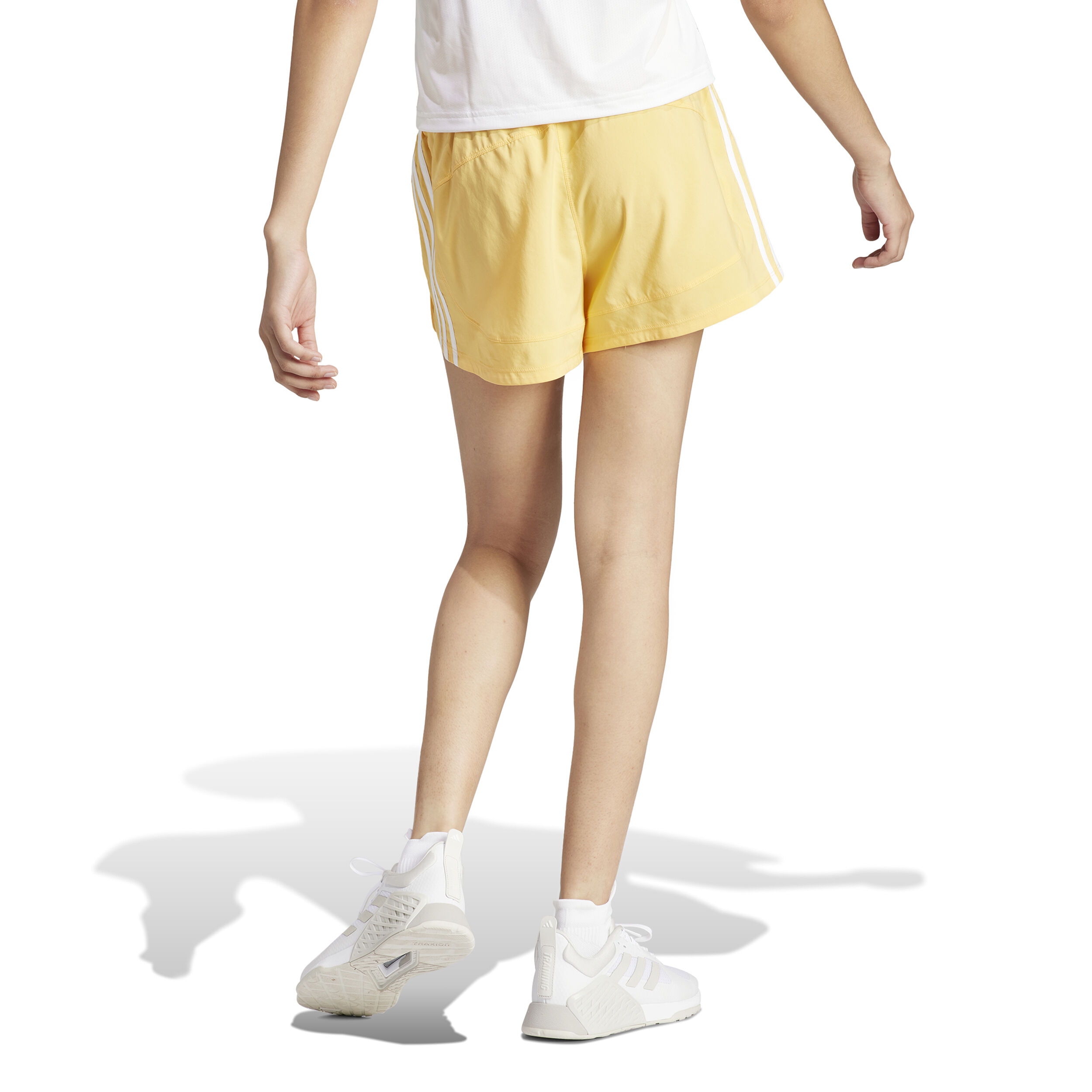 adidas Pacer Woven High Shorts Femmes - Jaune