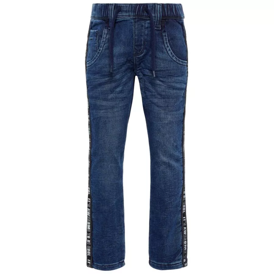 name it Boys Jeans Nmmrobin Dark Blue Denim