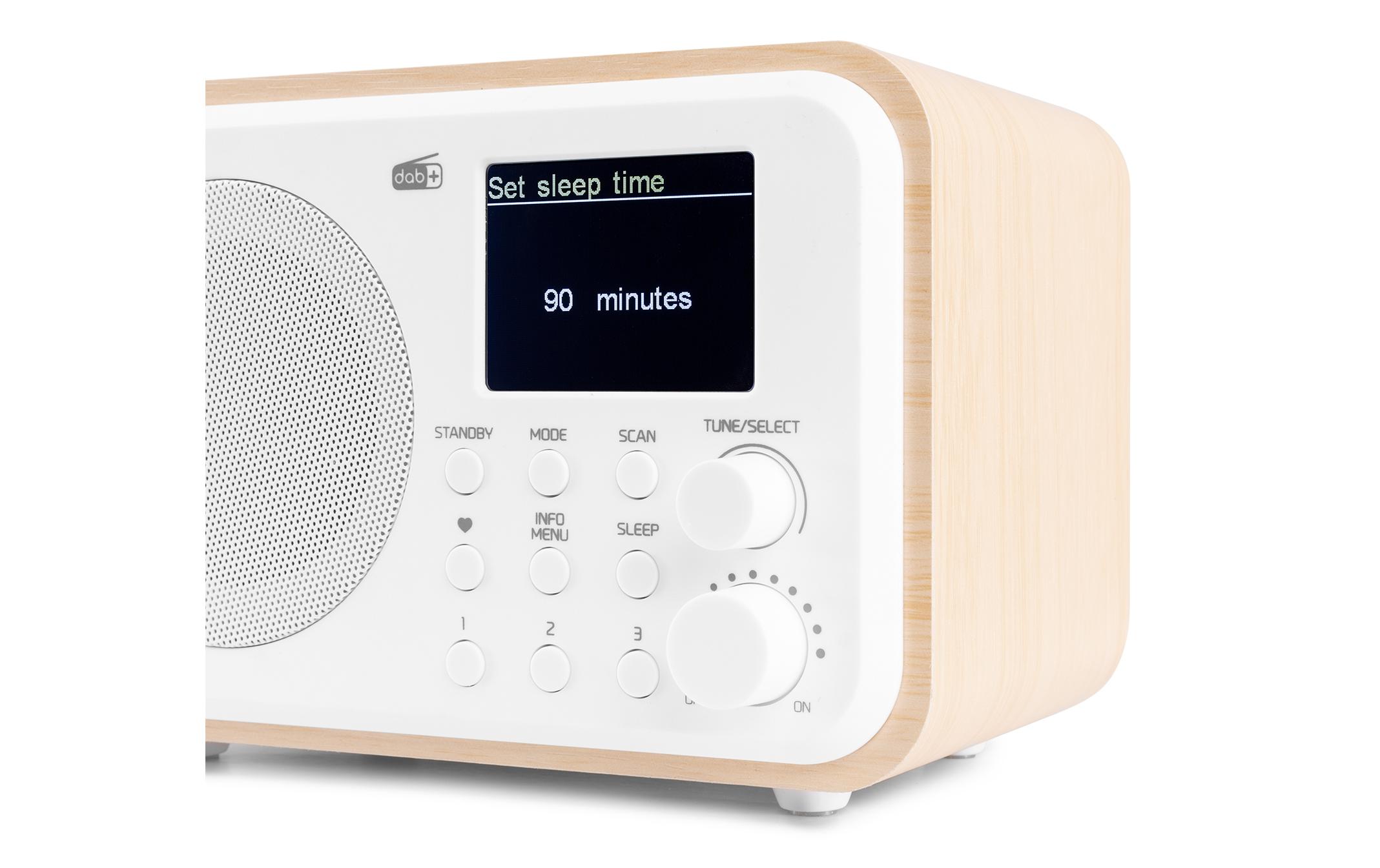 DAB+ Radio Milan WeissDAB+ Radio mit Bluetooth