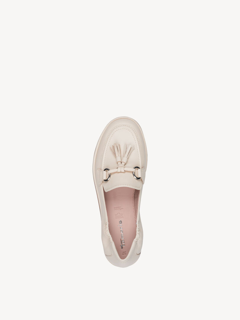 Leren Instappers - beige