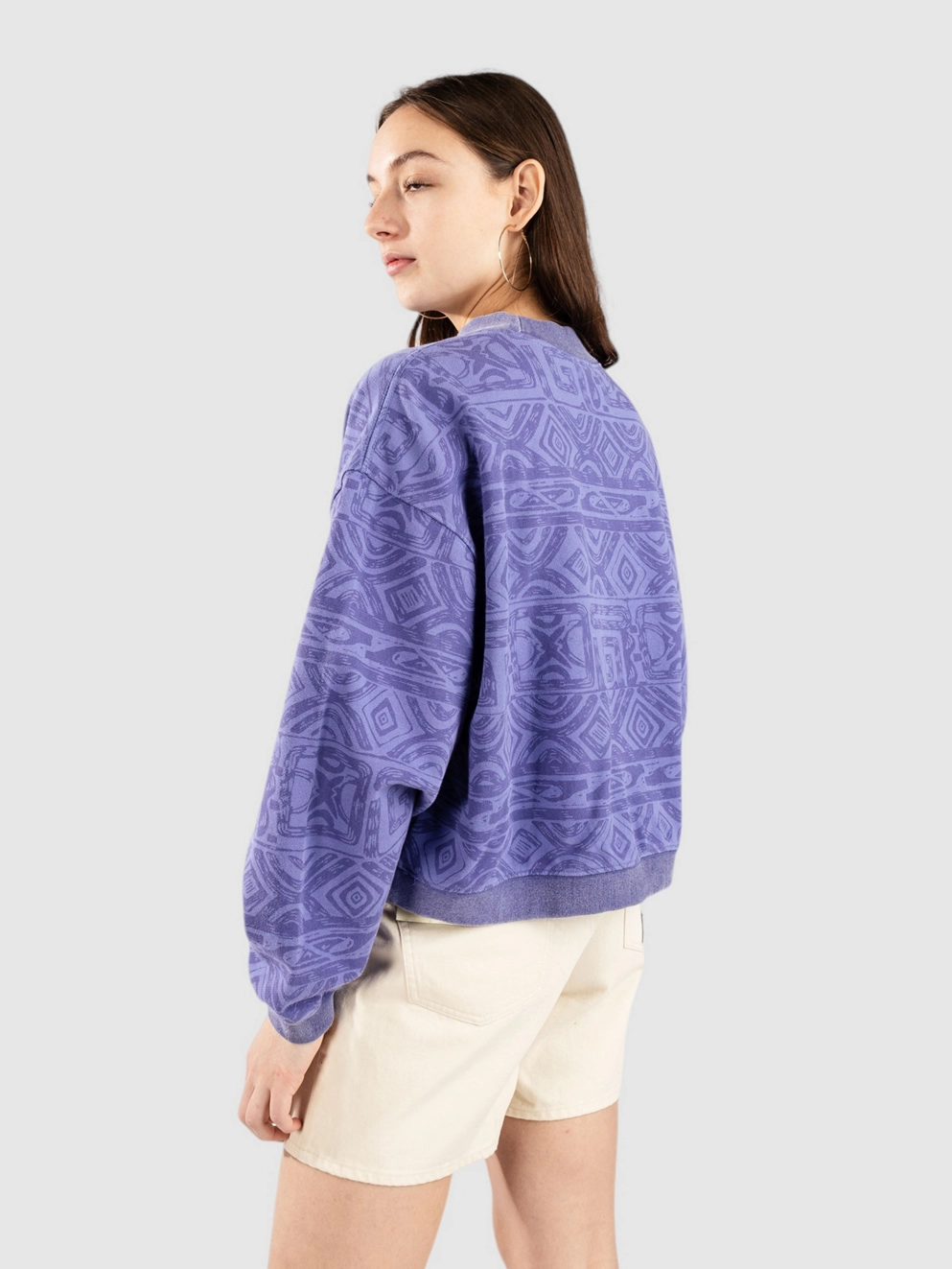 Quiksilver Global Heat Vintage Crew Sweater dusted peri global heat