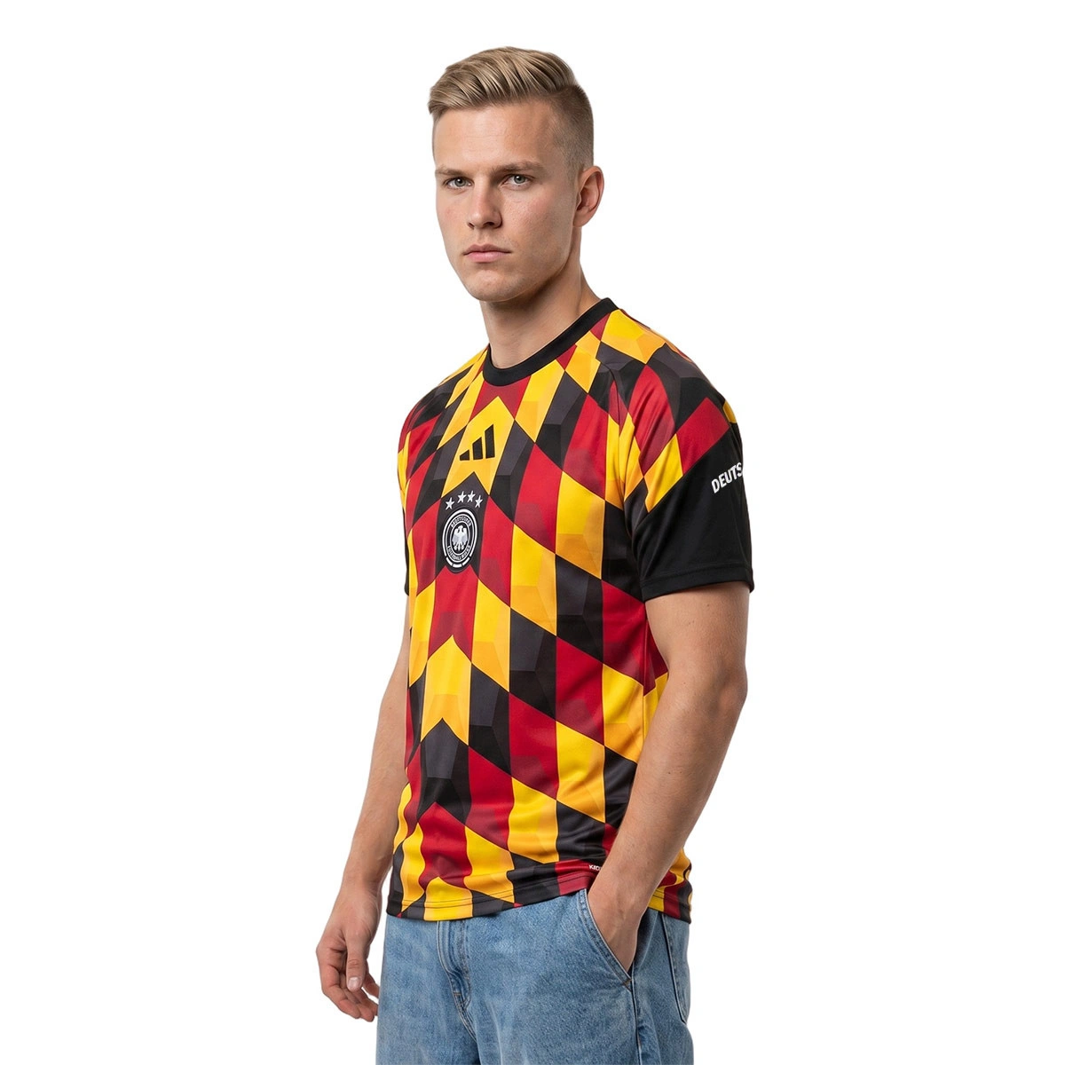 T-Shirt adidas Alemanha Pre-Match Home Mundial 2026