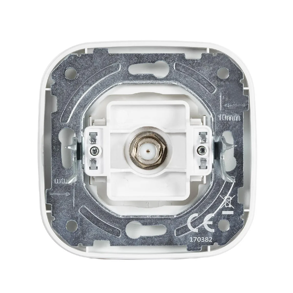 Ledkia Prise TV Classic Round - Blanc