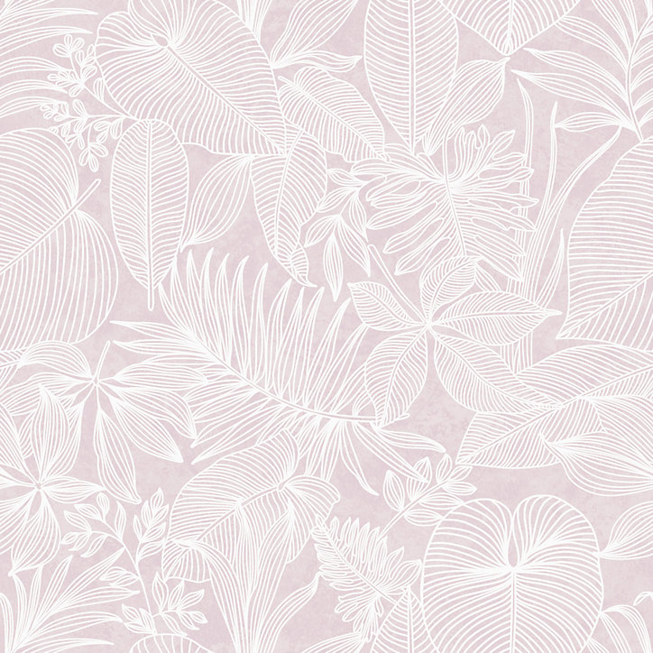 Papier peint intissé Ugepa monstera rose