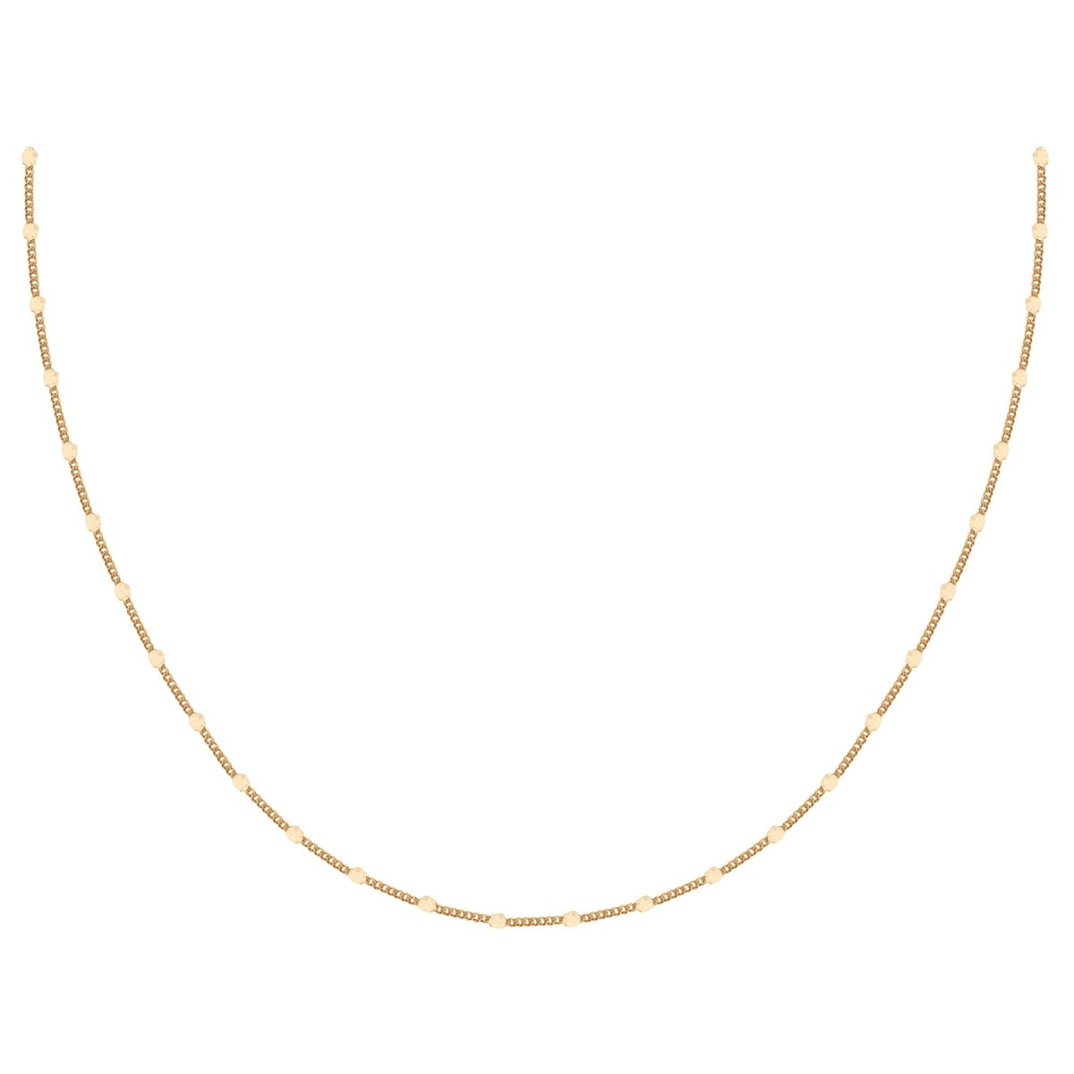 Collier chaîne en Plaqué Or