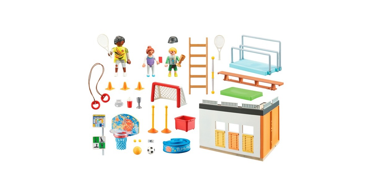 PLAYMOBILCity Life - Sportschool uitbreiding Constructiespeelgoed  (71328)