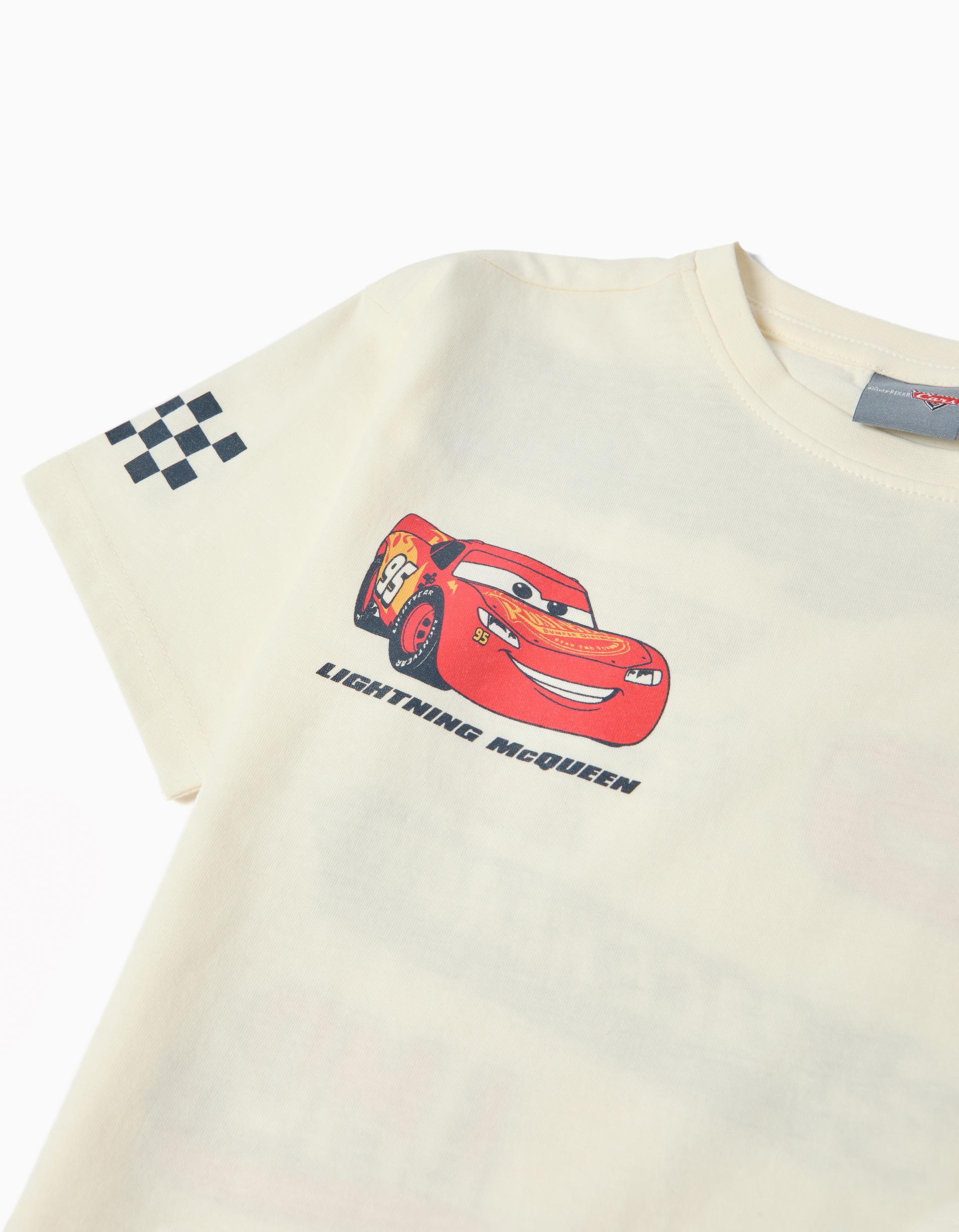T-shirt 'Cars', Menino, Branco