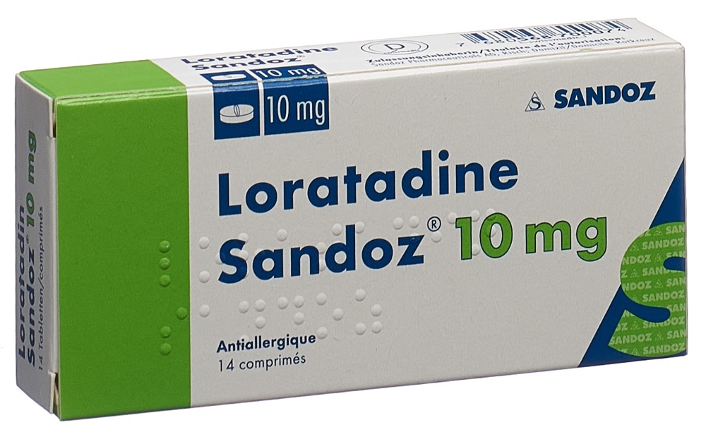 LORATADINE Sandoz Tabl 10 mg Blist 14 Stk